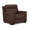 Benevento Fauteuil en cuir - moka