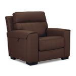 Benevento Leather Chair - Mocha