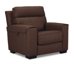Benevento Leather Chair - Mocha