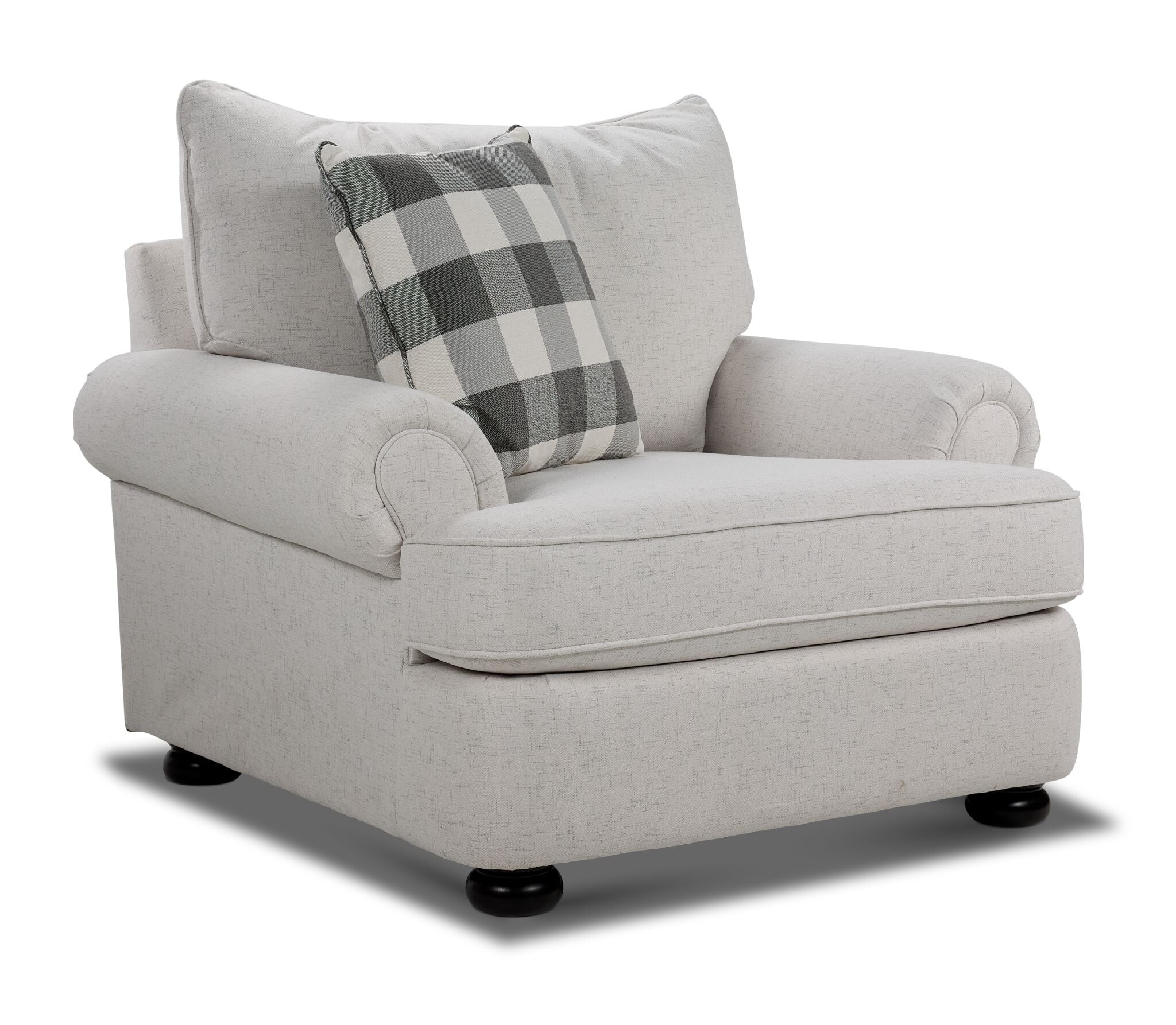 Beverly Sofa, Loveseat and Chair and a Half Set - TicTac Ivory