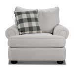 Beverly Chair and a Half - TicTac Ivory