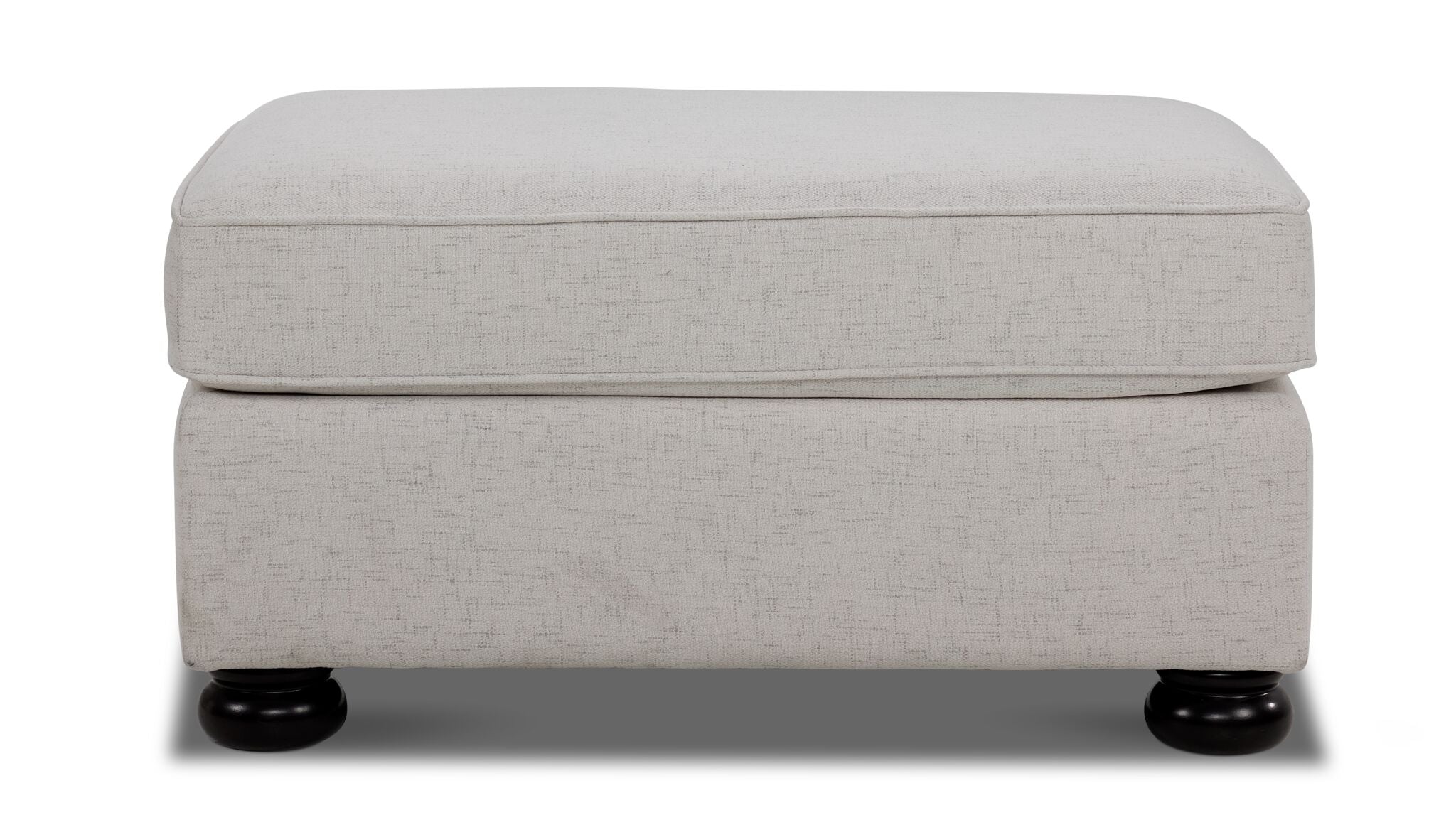 Beverly Ottoman - TicTac Ivory