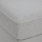 Beverly Ottoman - TicTac Ivory