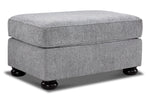 Beverly Ottoman - Vangoh Grey