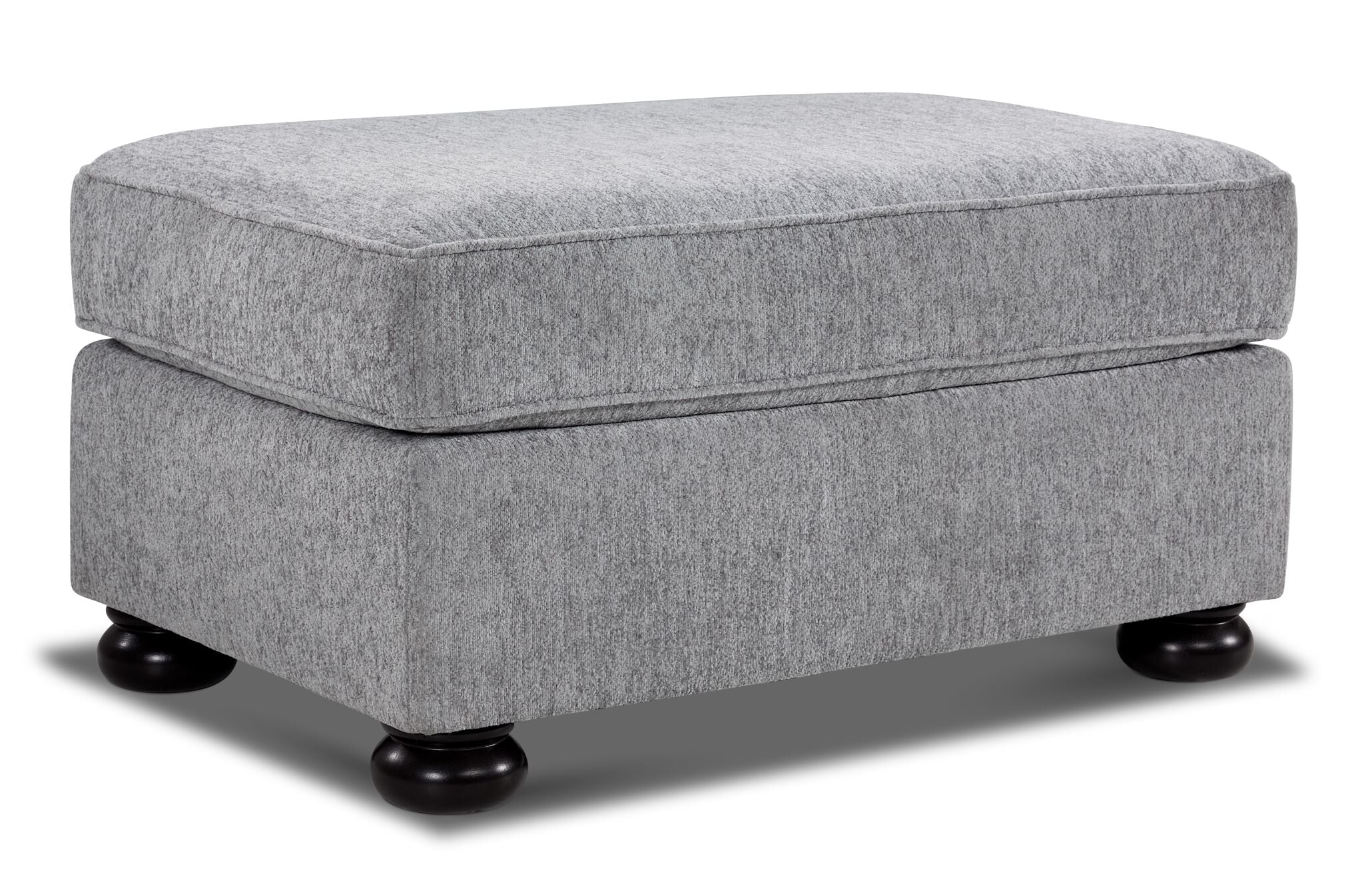 Beverly Ottoman - Vangoh Grey