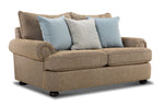 Beverly Sofa and Loveseat Set - Hightec Umber