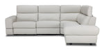 Bianca 3-Piece Power Sectional with Right Facing Chaise - Light Grey