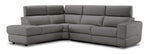 Bianca 3-Piece Power Sectional with Left Facing Chaise - Grey