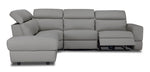 Bianca 3-Piece Power Sectional with Left Facing Chaise - Grey