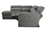 Bianca 3-Piece Power Sectional with Left Facing Chaise - Grey