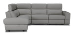 Bianca 3-Piece Power Sectional with Left Facing Chaise - Grey