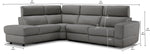 Bianca 3-Piece Power Sectional with Left Facing Chaise - Grey