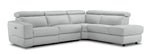 Bianca 3-Piece Power Sectional with Right Facing Chaise - White