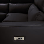 Bianca 3-Piece Power Sectional with Left Facing Chaise - Chocolate