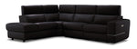 Bianca 3-Piece Power Sectional with Left Facing Chaise - Chocolate