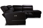 Bianca 3-Piece Power Sectional with Right Facing Chaise - Chocolate