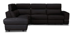 Bianca 3-Piece Power Sectional with Left Facing Chaise - Chocolate