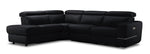 Bianca 3-Piece Power Sectional with Left Facing Chaise - Black