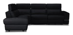 Bianca 3-Piece Power Sectional with Left Facing Chaise - Black