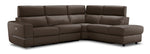 Bianca 3-Piece Power Sectional with Right Facing Chaise - Taupe
