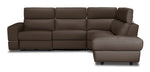 Bianca 3-Piece Power Sectional with Right Facing Chaise - Taupe