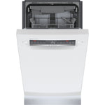 Bosch White 300 Series Smart 18" Dishwasher with 3rd Rack - SPE53C52UC