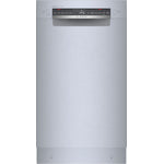 Bosch Stainless Steel 300 Series Smart 18" Dishwasher with Recessed Handle - SPE53C55UC