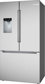Bosch 100 Series 36" 21.6 Cu. Ft. Fingerprint Resistant Stainless Steel French Door Refrigerator - B36CD10ENS