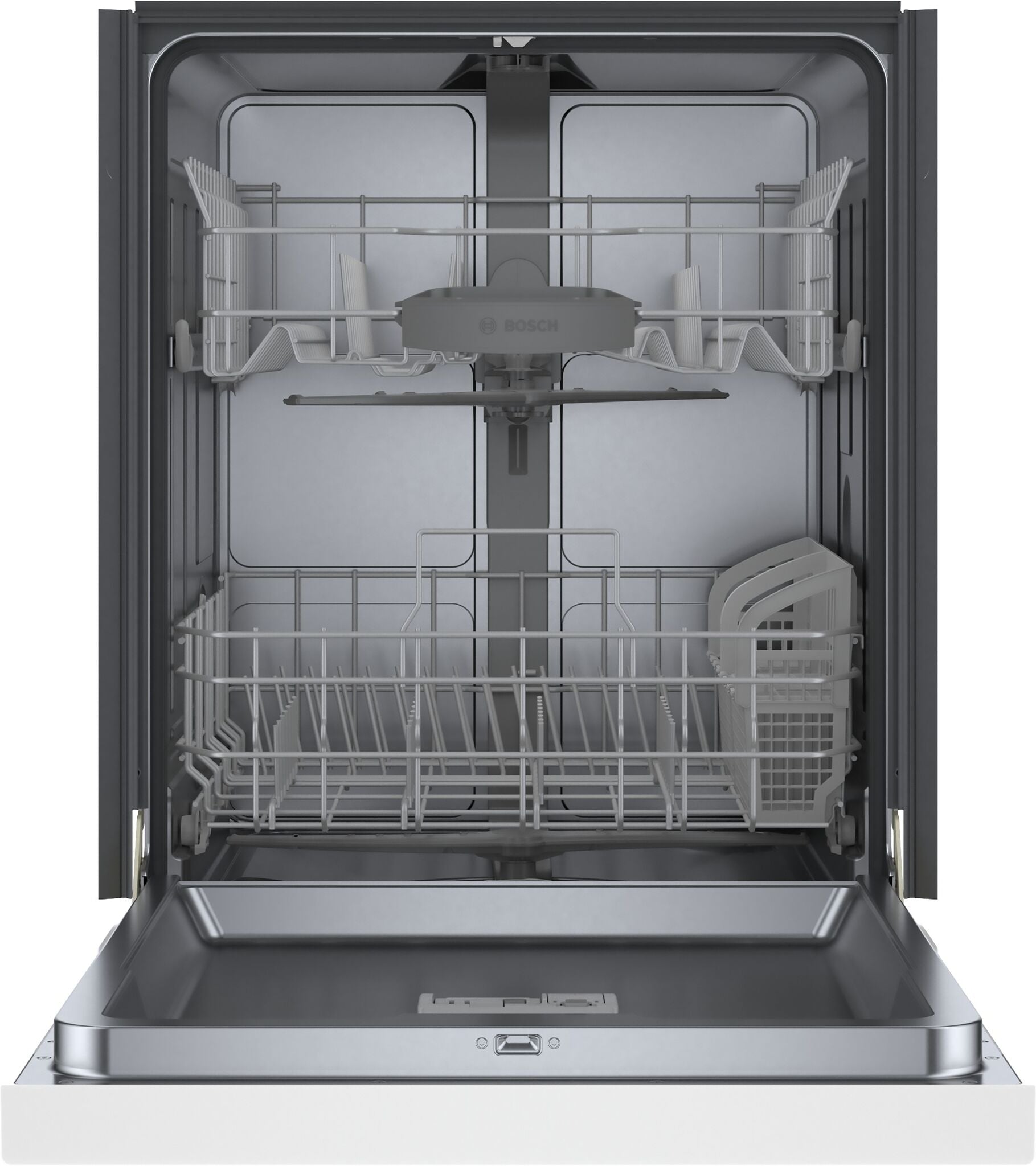 Bosch White 300 Series Built-In Dishwasher with Home Connect (48 dBA) - SHE41CM2N