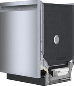 Bosch Fingerprint Resistant Brushed Steel Built-In 100 Series Dishwasher with Home Connect (48 dBA) - SHE41CM5N