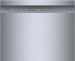 Bosch Fingerprint Resistant Brushed Steel Built-In 100 Series Dishwasher with Home Connect (48 dBA) - SHE41CM5N