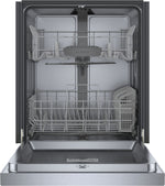 Bosch Fingerprint Resistant Brushed Steel Built-In 100 Series Dishwasher with Home Connect (48 dBA) - SHE41CM5N