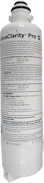 Bosch UltraClarity Pro Water Filter - BORPLFTR55