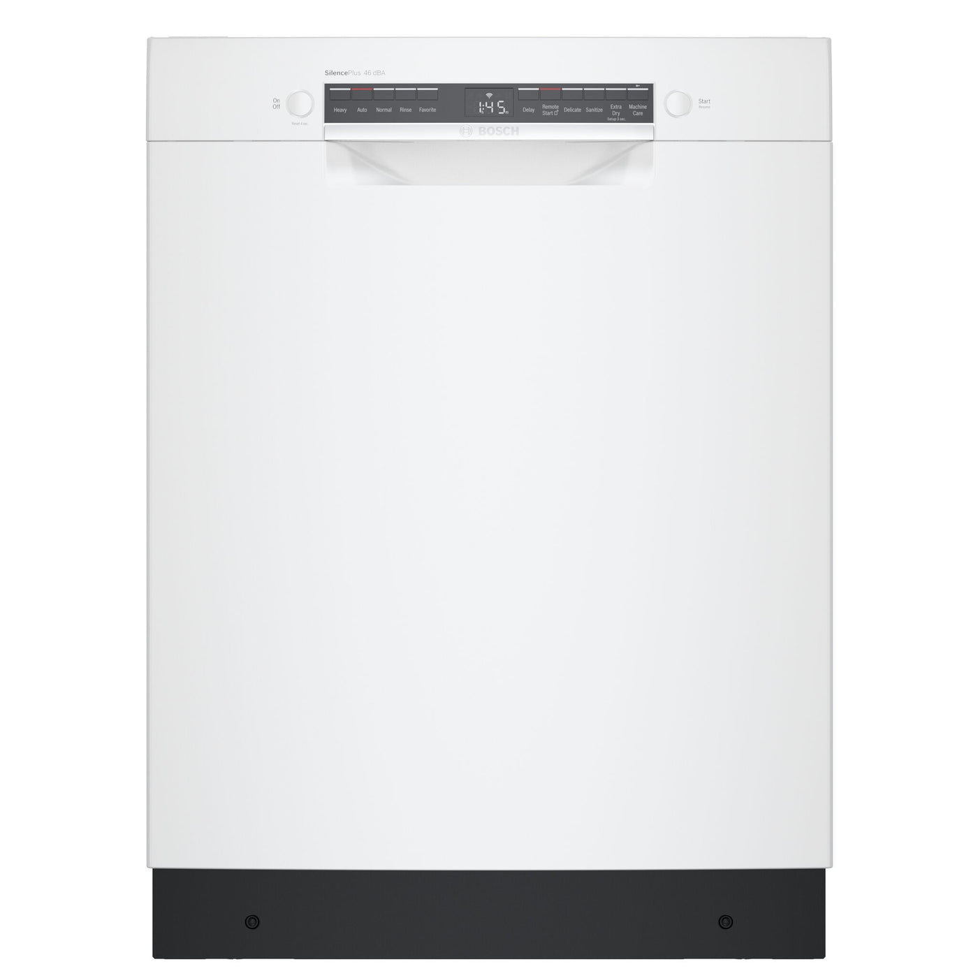 Bosch White 300 Series Smart Dishwasher with Recessed Handle - SGE53C52UC