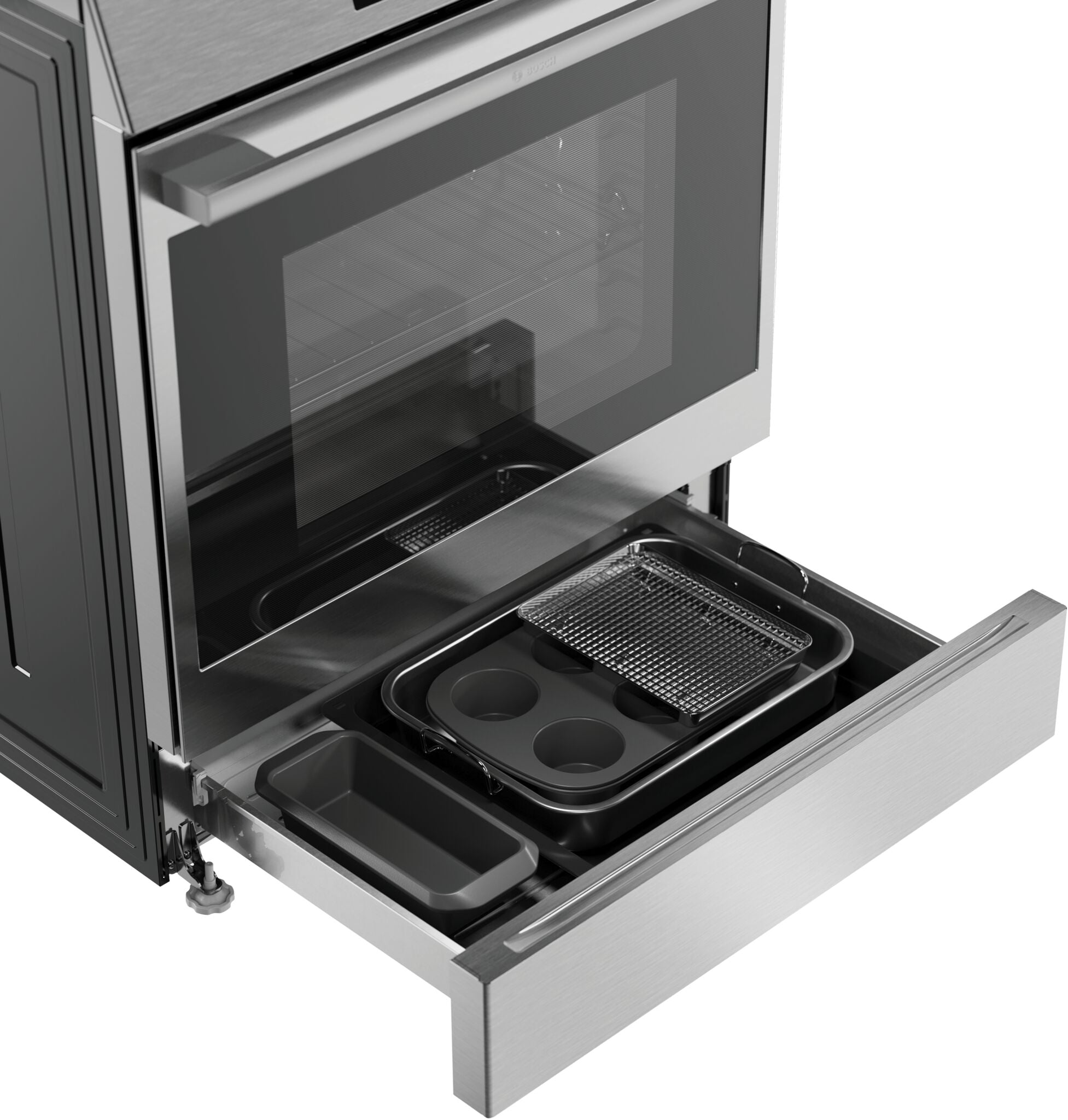 Bosch 30" Stainless Steel 500 Series Electric Freestanding Range (5.8 Cu. Ft.) - HIF5050MC