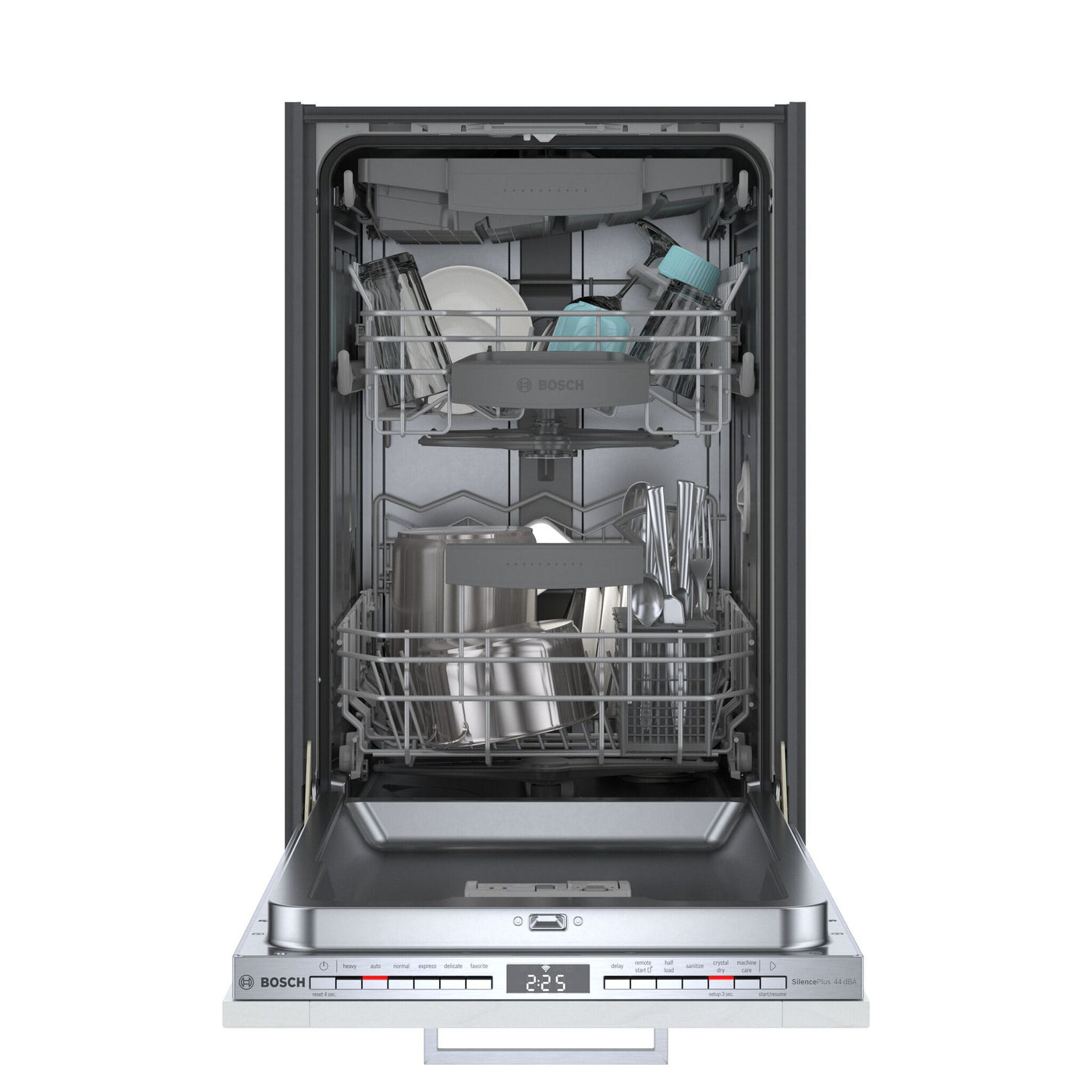 Bosch Custom Panel 800 Series Smart 18" Dishwasher with 3rd Rack - SPV68C73UC