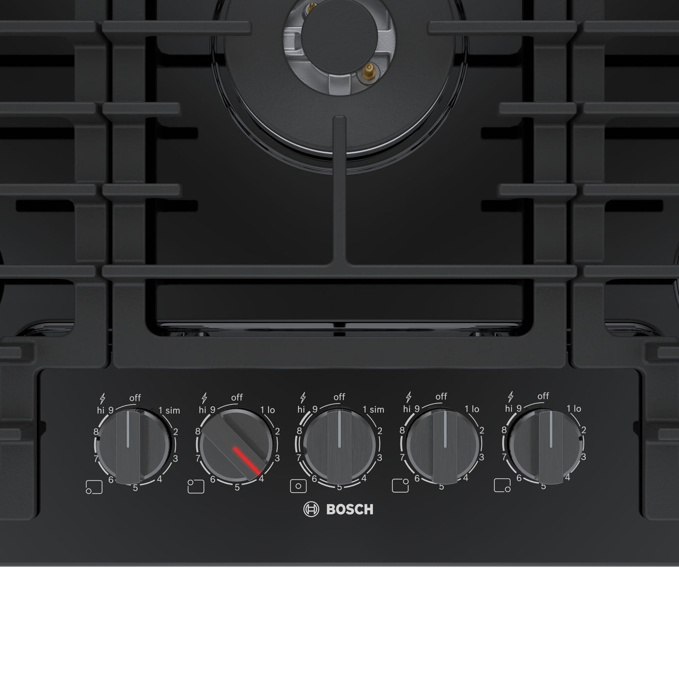 Bosch Black 30" 800 Series Gas Cooktop - NGM8049UC