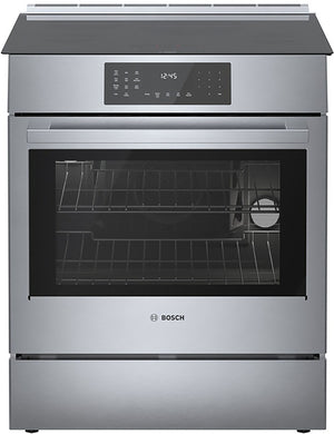 Bosch Cuisinière à induction 4,6 pi³ encastrable à convection acier inoxydable HII8057C