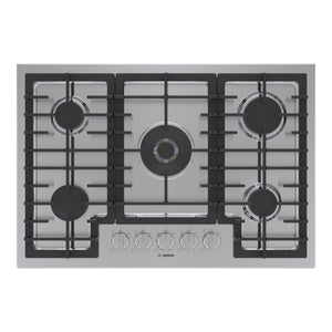 Bosch Série 800 Surface de cuisson au gaz 30 po acier inoxydable NGM8059UC