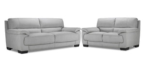 Brody Ens. Sofa et causeuse - gris argent