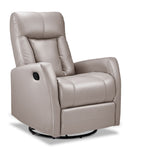 Bronco Swivel Glider Recliner - Taupe