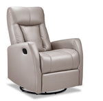 Bronco Swivel Glider Recliner - Taupe
