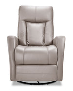 Bronco Swivel Glider Recliner - Taupe