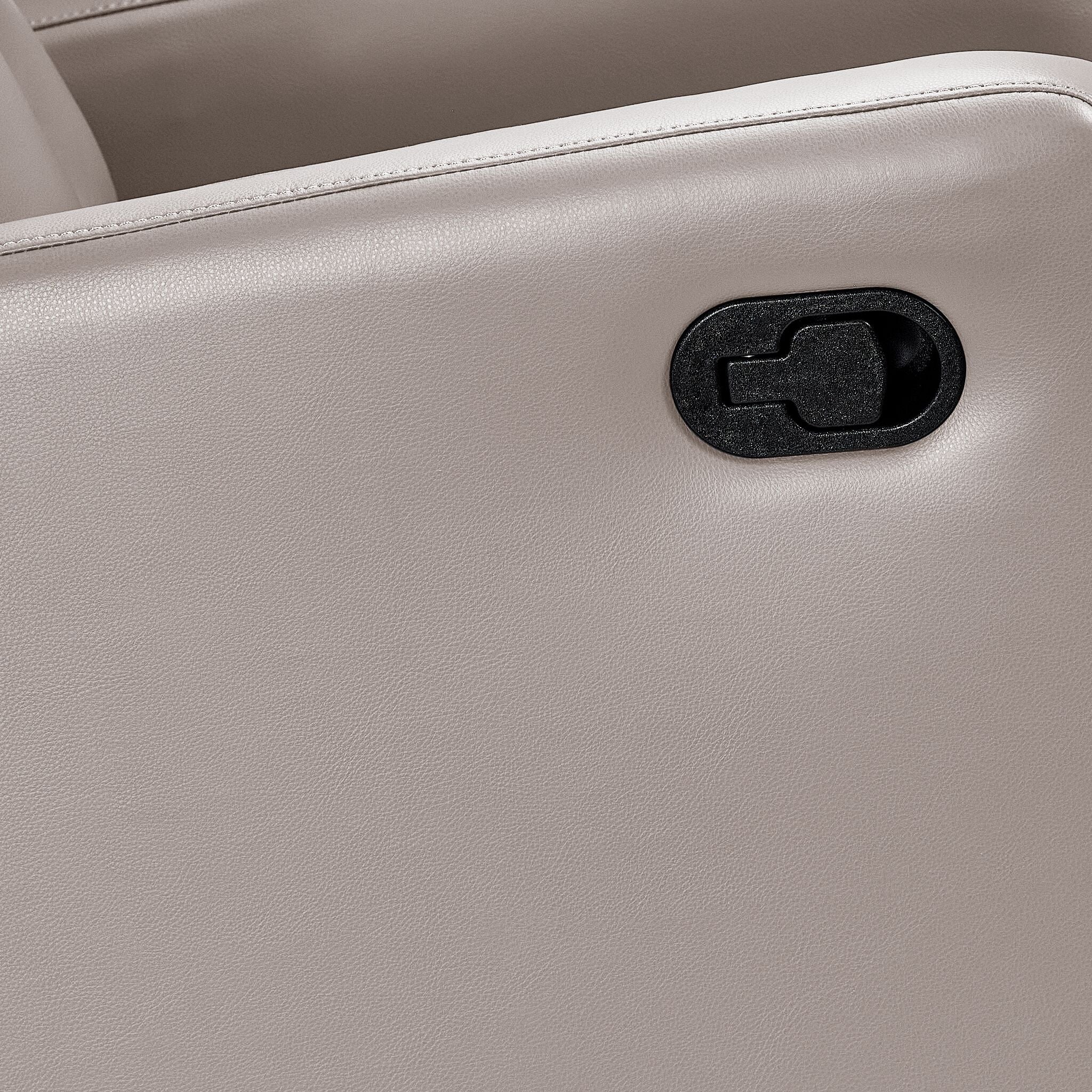 Bronco Swivel Glider Recliner - Taupe