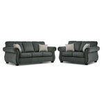 Brooklyn Sofa and Loveseat Set - Green