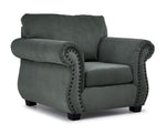 Brooklyn Sofa, Loveseat and Chair Set - Green