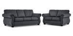 Brooklyn Sofa and Loveseat Set - Grey