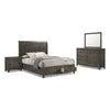 Cabin Chambre à coucher avec rangement 6 mcx très grand – gris