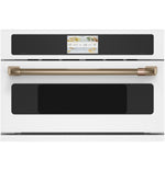 Café Matte White 30" Smart Five-in-One Wall Oven with 120V Advantium® Technology - CSB913P4VW2