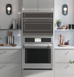 Café Stainless Steel 30" Smart Five-in-One Wall Oven with 120V Advantium® Technology - CSB913P2VS1